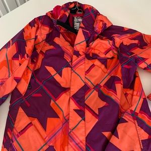 Men’s ski or snowboard jacket.